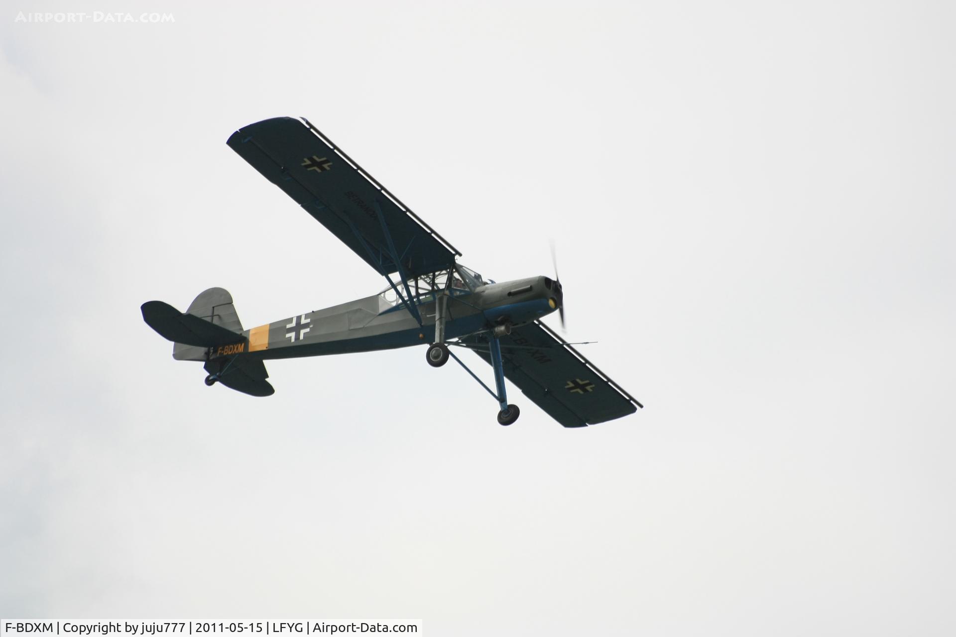 F-BDXM, Morane-Saulnier MS-506L Criquet C/N 635, on display at Cambrai Niergnies for TigerMeet