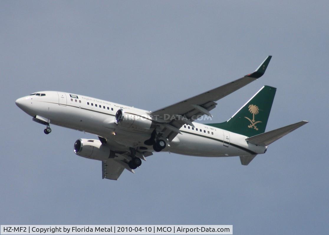 HZ-MF2, Boeing 737-7AJ  BBJ C/N 33499, Saudi Royal Family BBJ