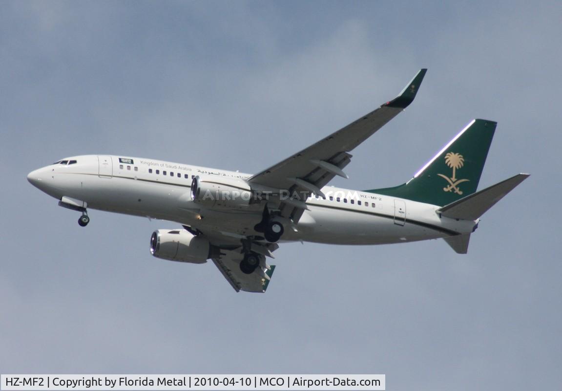 HZ-MF2, Boeing 737-7AJ  BBJ C/N 33499, Saudi Royal Family BBJ