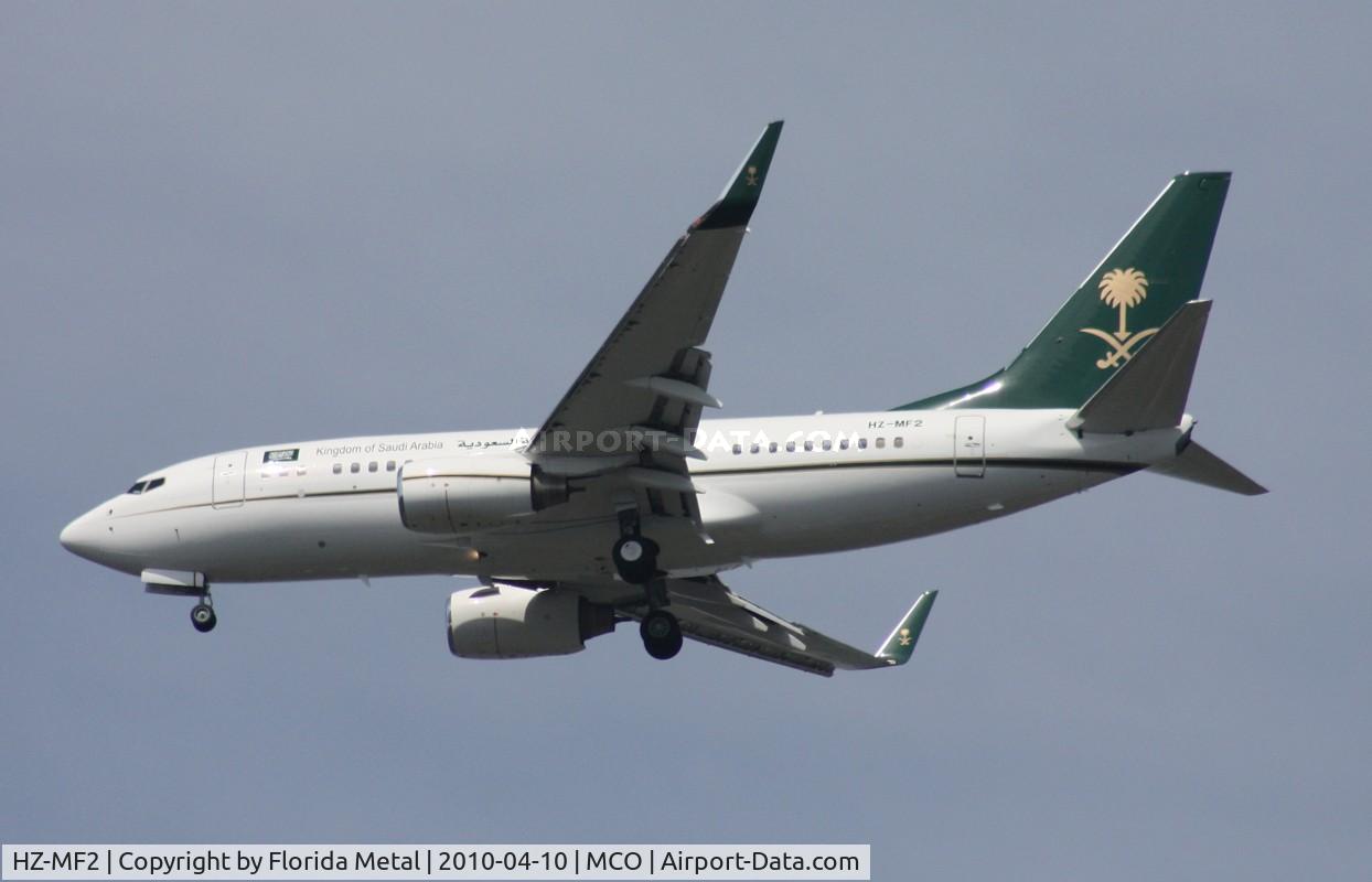 HZ-MF2, Boeing 737-7AJ  BBJ C/N 33499, Saudi Royal Family BBJ
