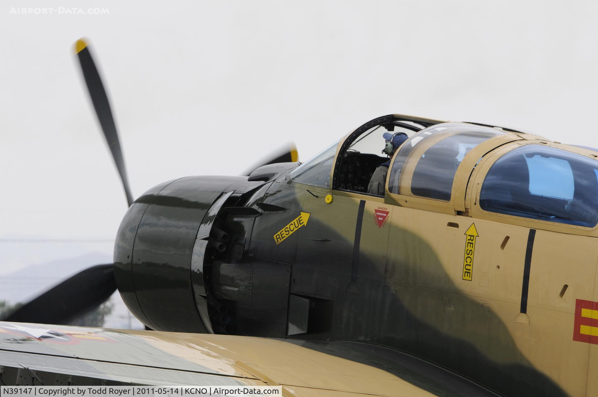 N39147, Douglas AD-5 (A-1E) Skyraider C/N 9540, Chino airshow 2011