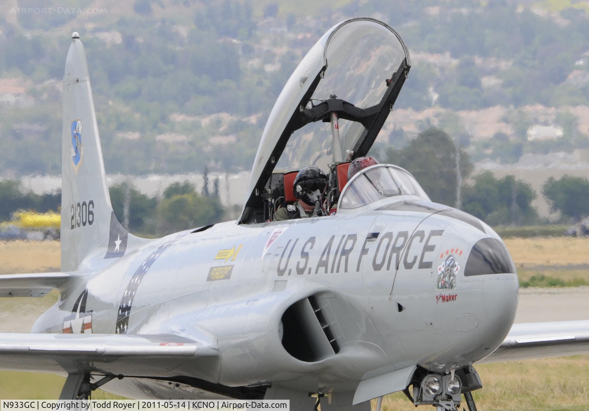N933GC, 1954 Canadair T-33AN Silver Star 3 C/N T33-306, Chino Airshow 2011