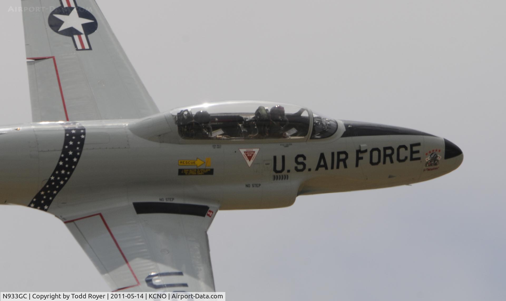 N933GC, 1954 Canadair T-33AN Silver Star 3 C/N T33-306, Chino airshow 2011