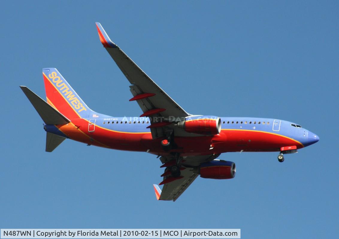 N487WN, 2004 Boeing 737-7H4 C/N 33854, Southwest 737-700