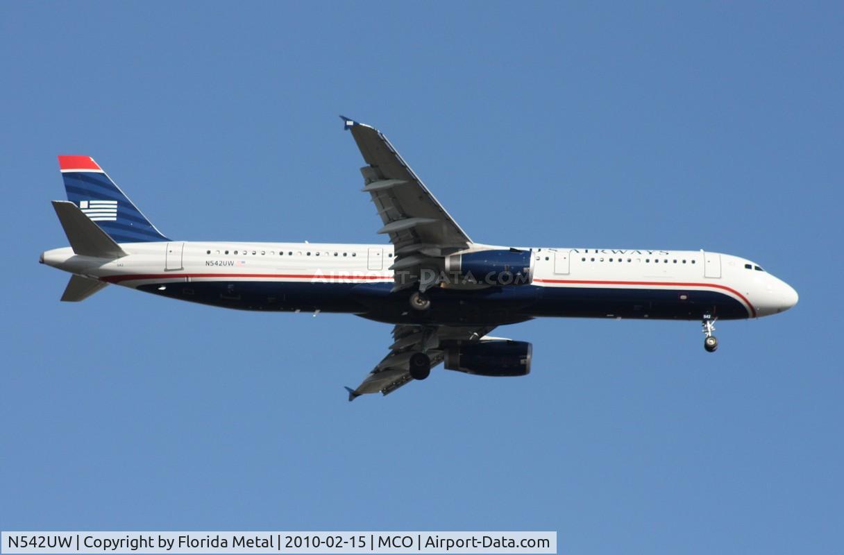 N542UW, 2009 Airbus A321-231 C/N 4134, US Airways A321