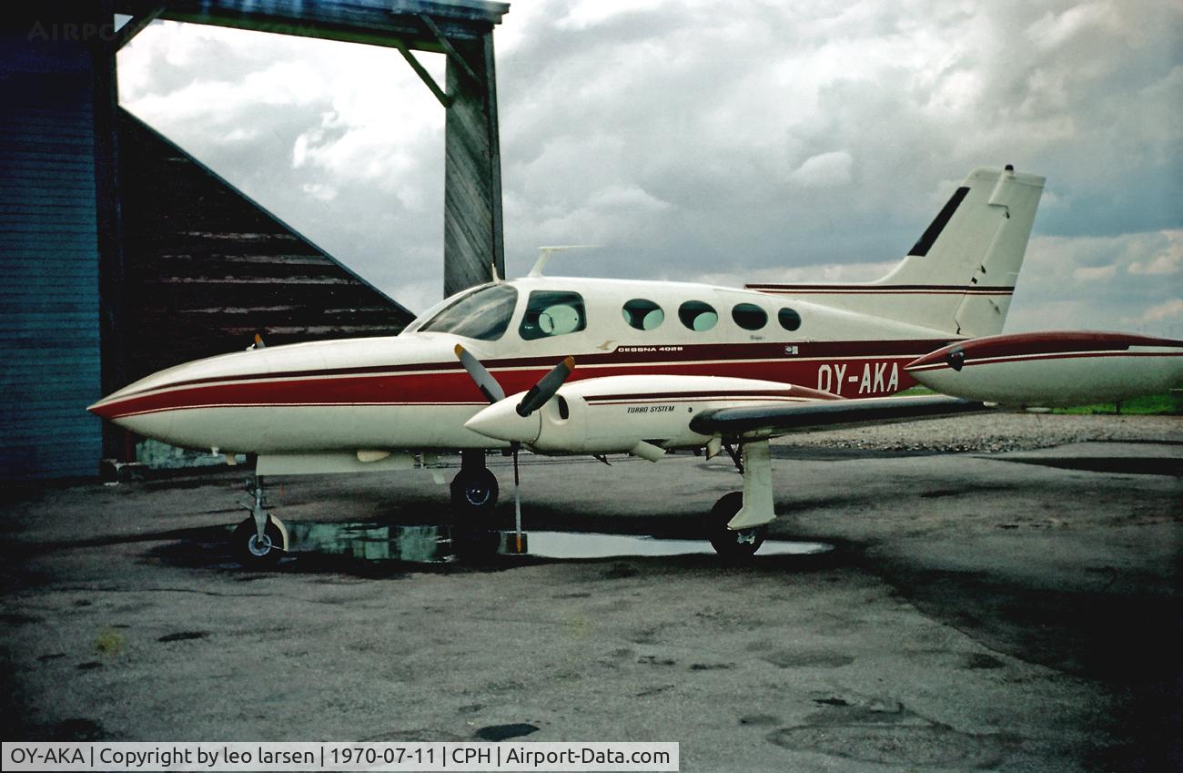 OY-AKA, 1970 Cessna 402B C/N 402B-0015, Short after delivery CPH 11.7.70