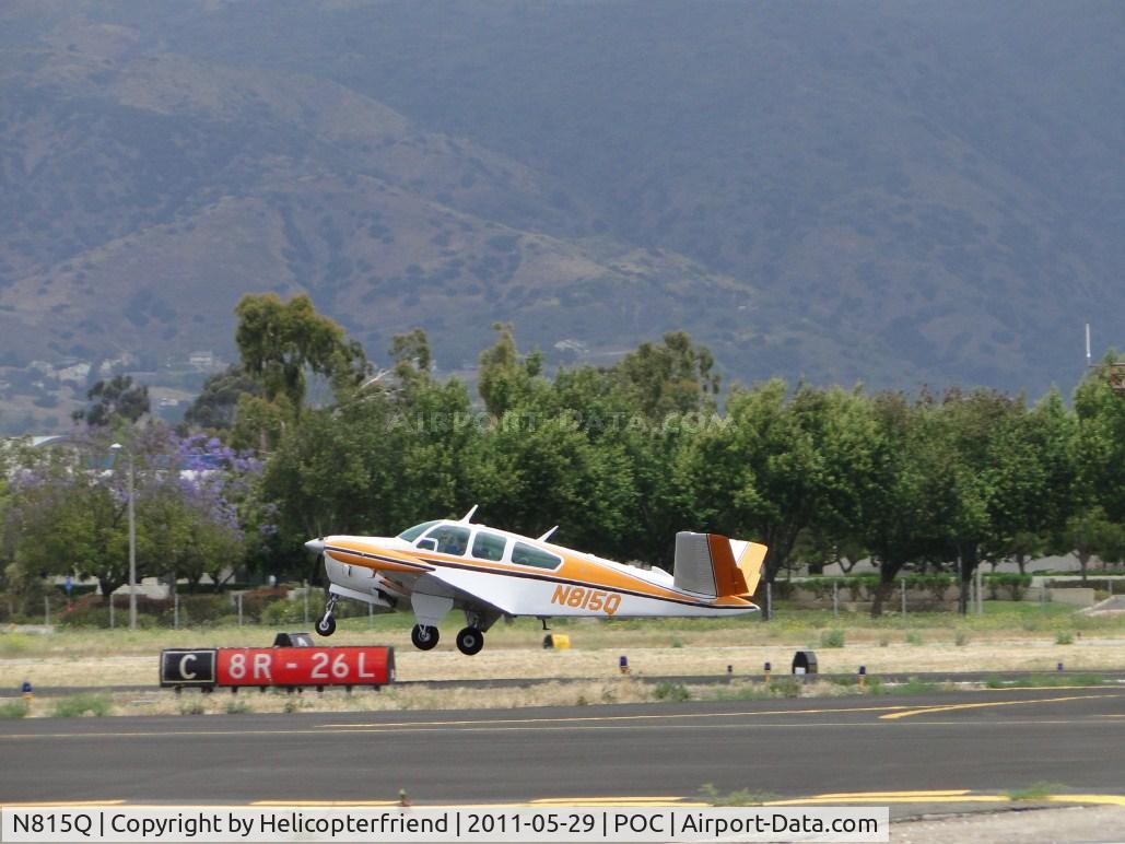 N815Q, 1966 Beech V35 Bonanza C/N D-8286, Lifting off runway 26L at taxiway Cocco