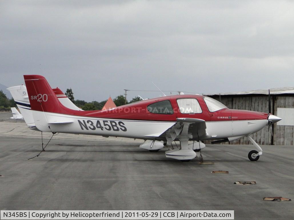 N345BS, 2010 Cirrus SR20 C/N 2059, Parked in transient parking