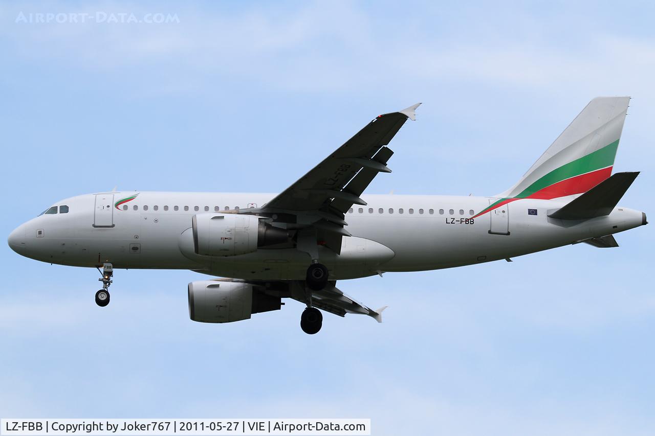 LZ-FBB, 2007 Airbus A319-112 C/N 3309, Bulgaria Airways