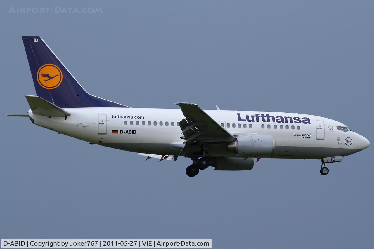 D-ABID, 1990 Boeing 737-530 C/N 24818, Lufthansa