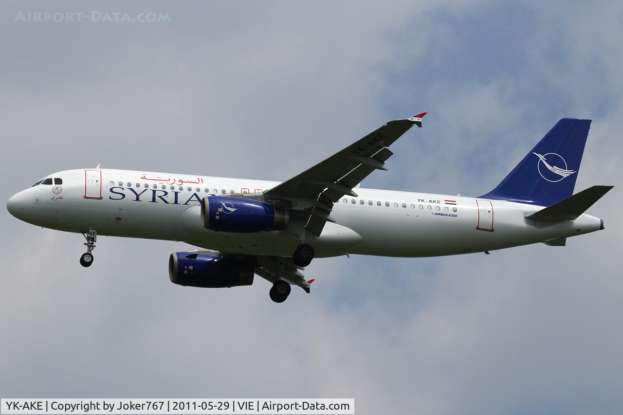 YK-AKE, 1999 Airbus A320-232 C/N 1085, Syrian Arab Airlines