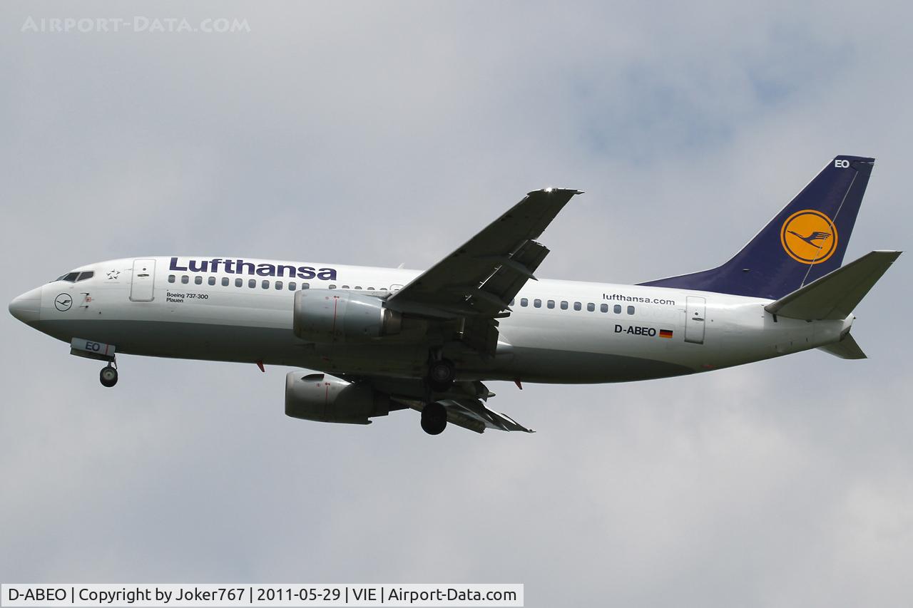 D-ABEO, 1991 Boeing 737-330 C/N 26429, Lufthansa