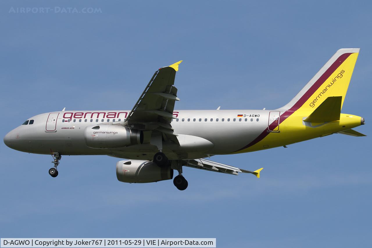 D-AGWO, 2009 Airbus A319-132 C/N 4166, Germanwings