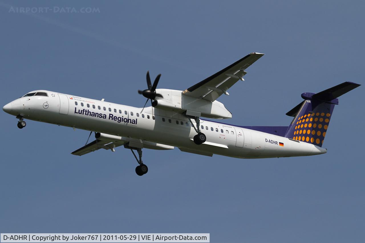 D-ADHR, 2001 De Havilland Canada DHC-8-402Q Dash 8 C/N 4041, Lufthansa Regional (Augsburg Airways)