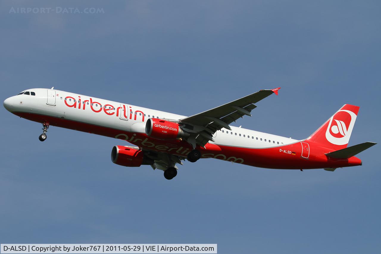 D-ALSD, 2001 Airbus A321-211 C/N 1607, Air Berlin