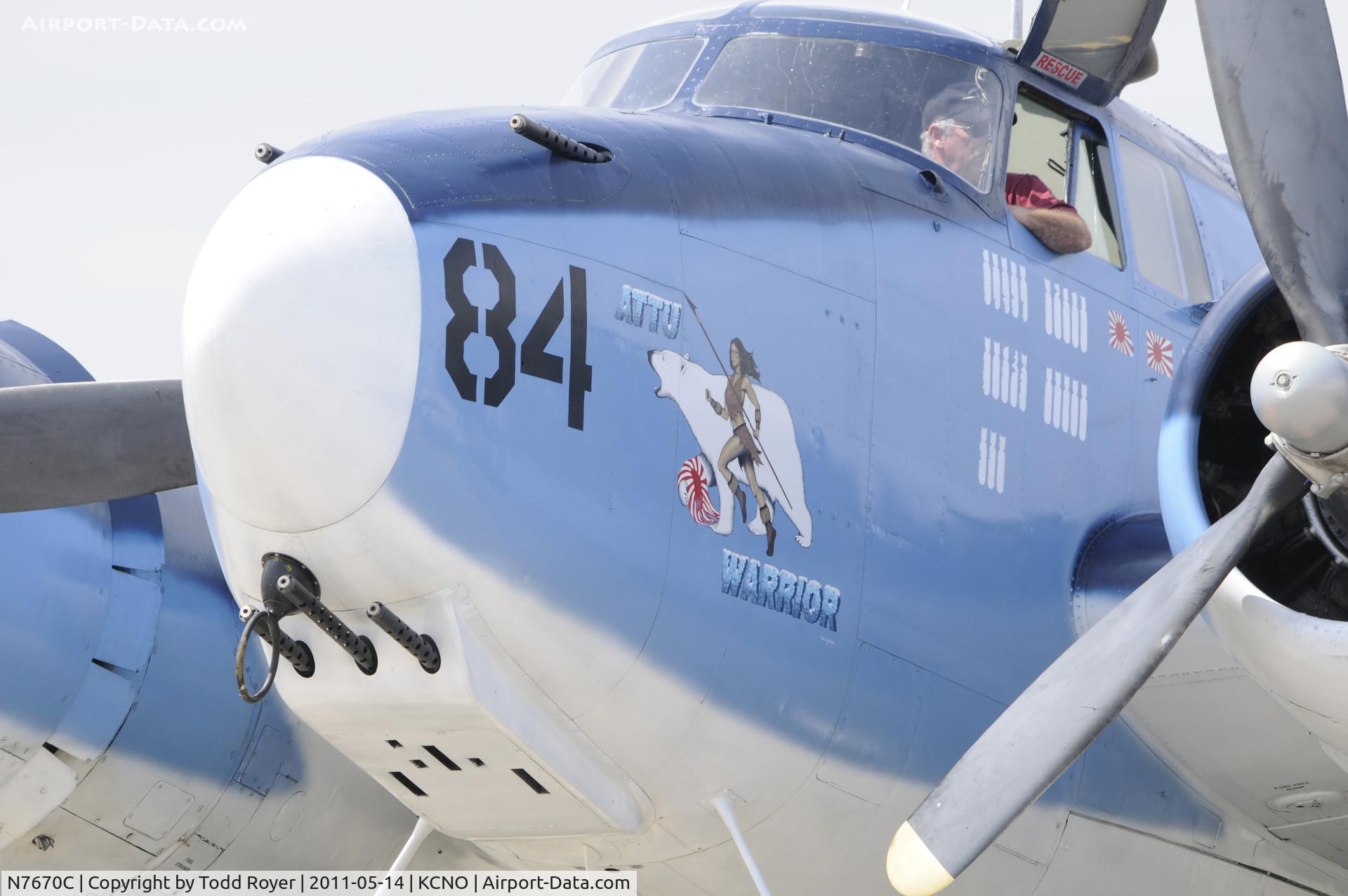 N7670C, 1945 Lockheed PV-2 Harpoon C/N 15-1438, Chino Airshow 2011