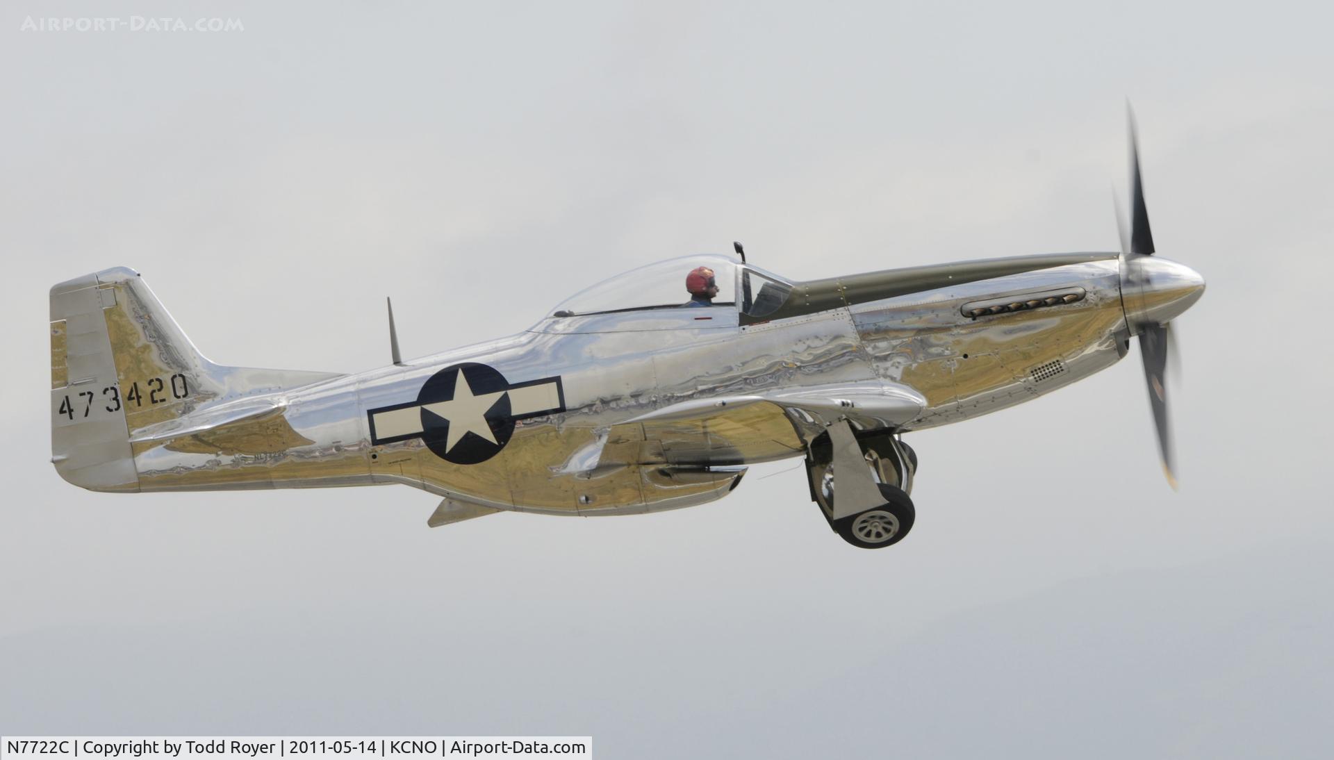 N7722C, 1944 North American F-51D Mustang C/N 44-73420, Chino airshow 2011