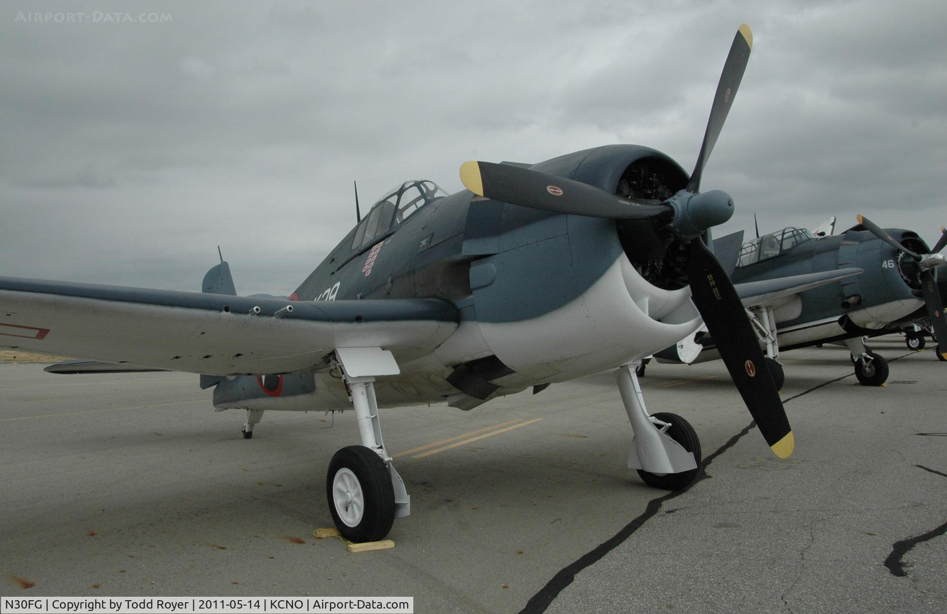 N30FG, 1944 Grumman F6F-3 Hellcat C/N A-3196, Chino Airshow 2011
