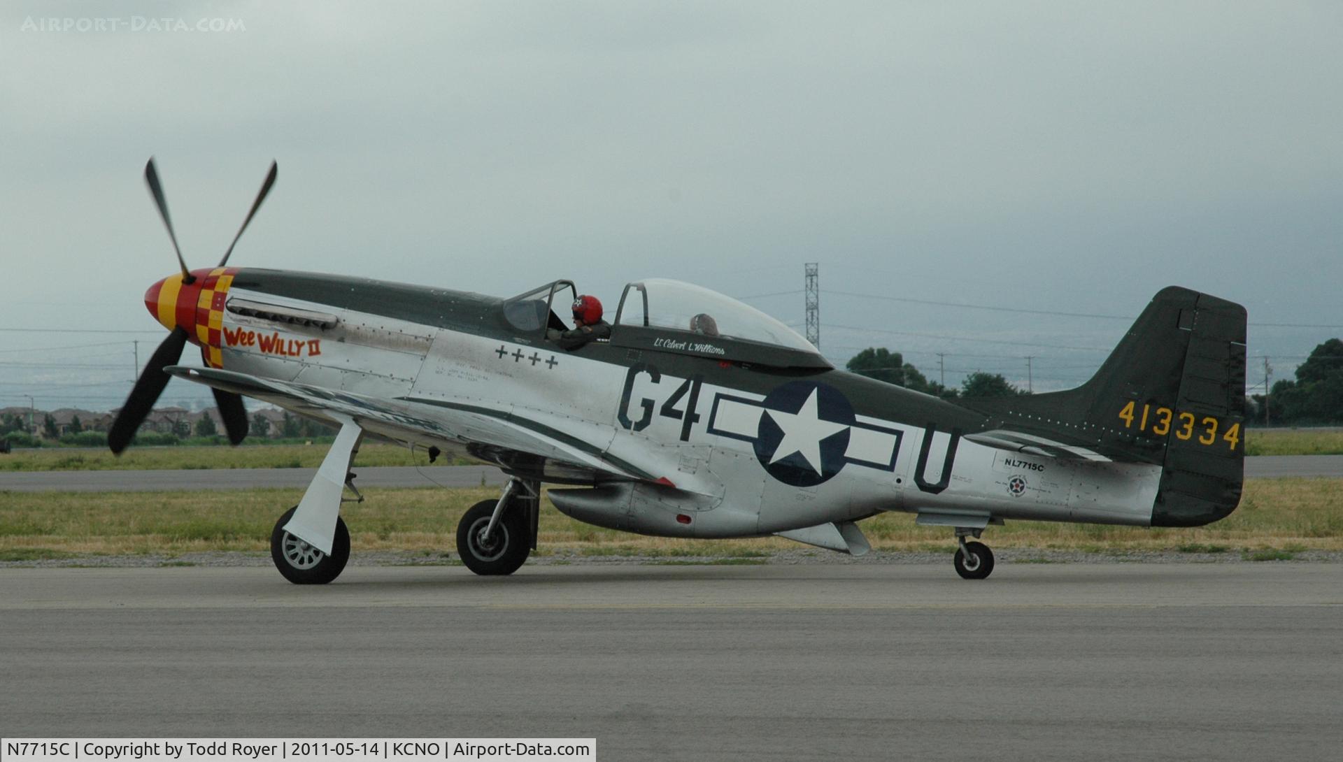 N7715C, 1944 North American P-51D C/N 44-84961A (124-44817), Chino Airshow 2011