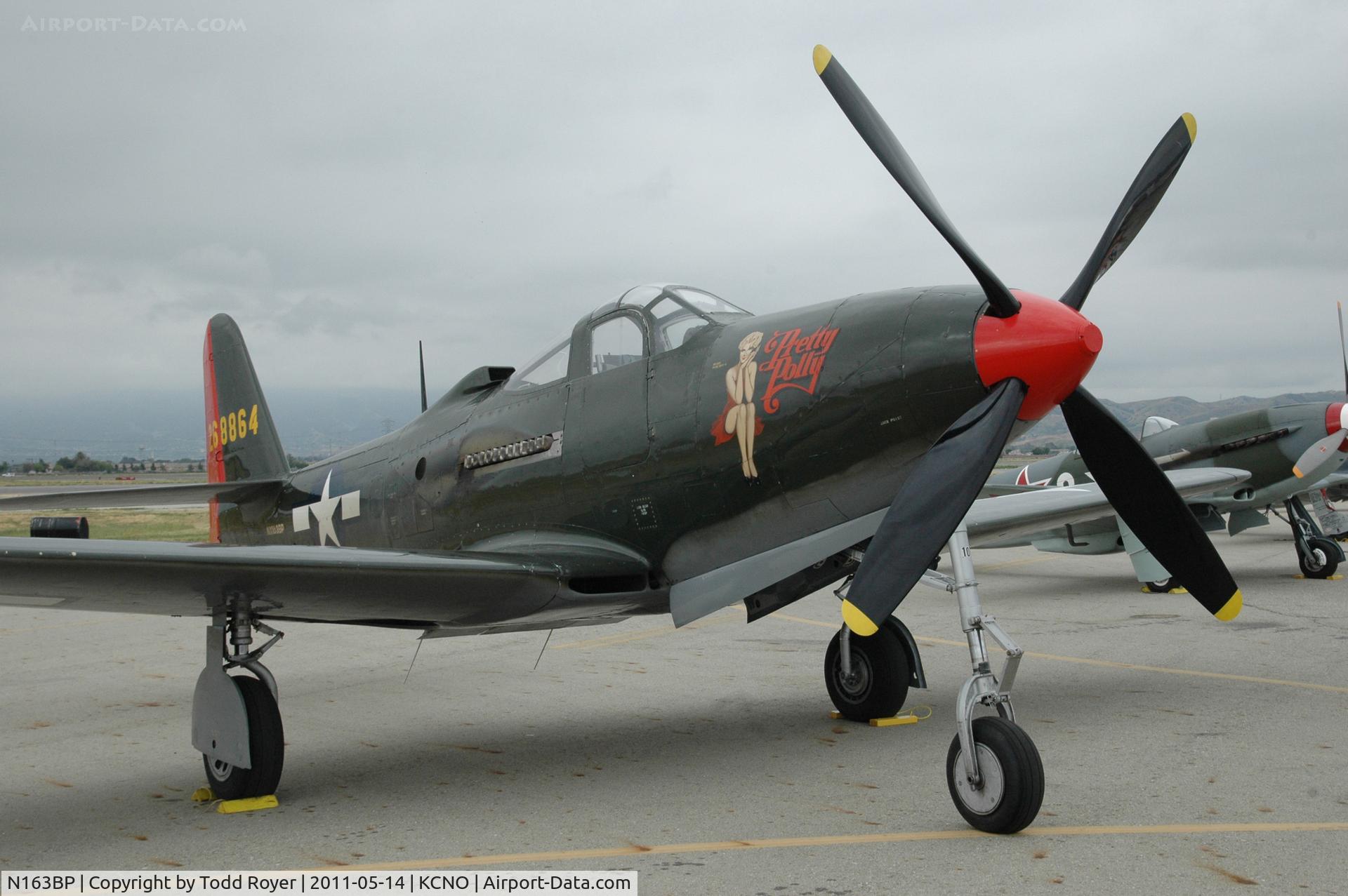 N163BP, 1945 Bell P-63C Kingcobra C/N 091263RP, Chino Airshow 2011