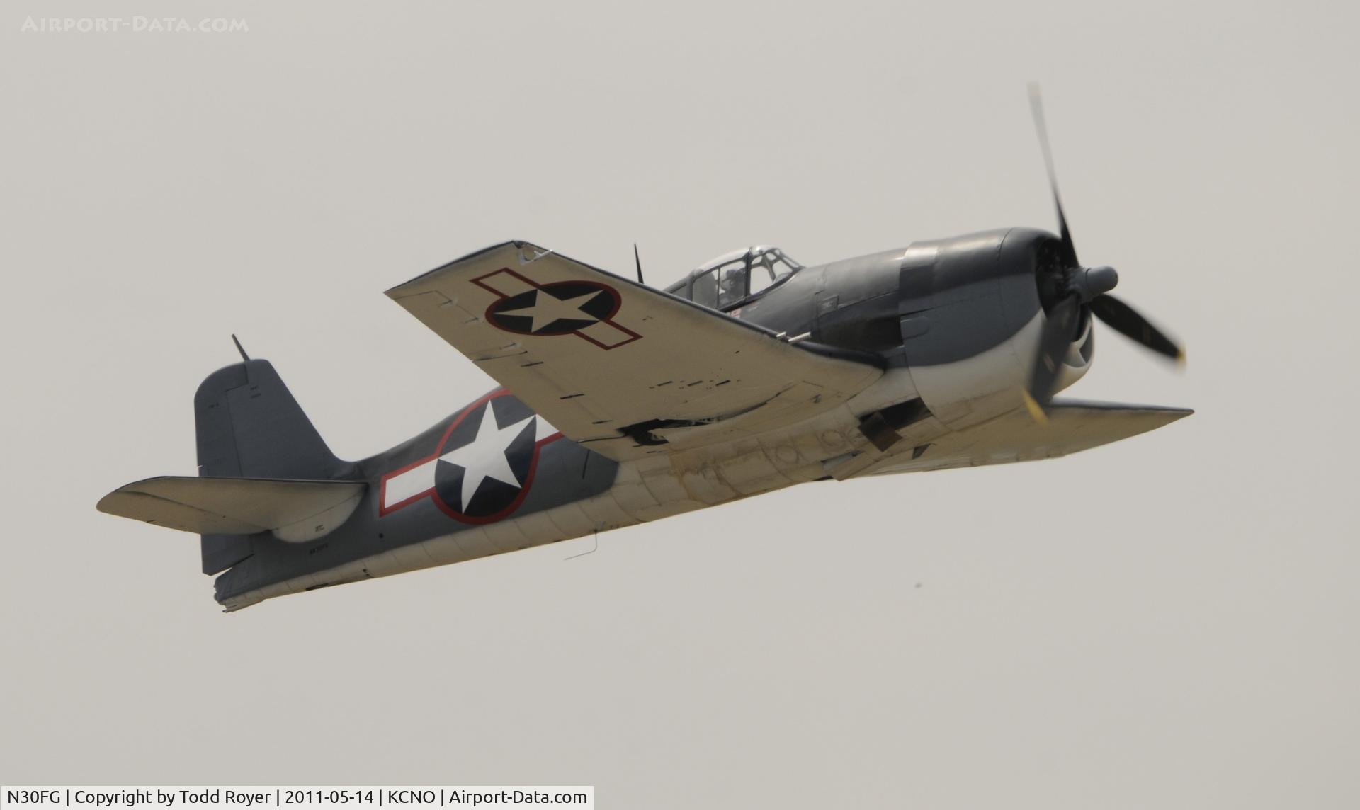 N30FG, 1944 Grumman F6F-3 Hellcat C/N A-3196, Chino Airshow 2011