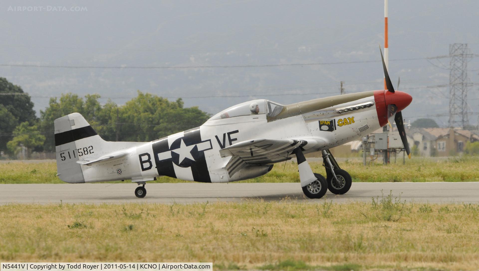 N5441V, 1961 North American F-51D Mustang C/N 45-11582, Chino airshow 2011