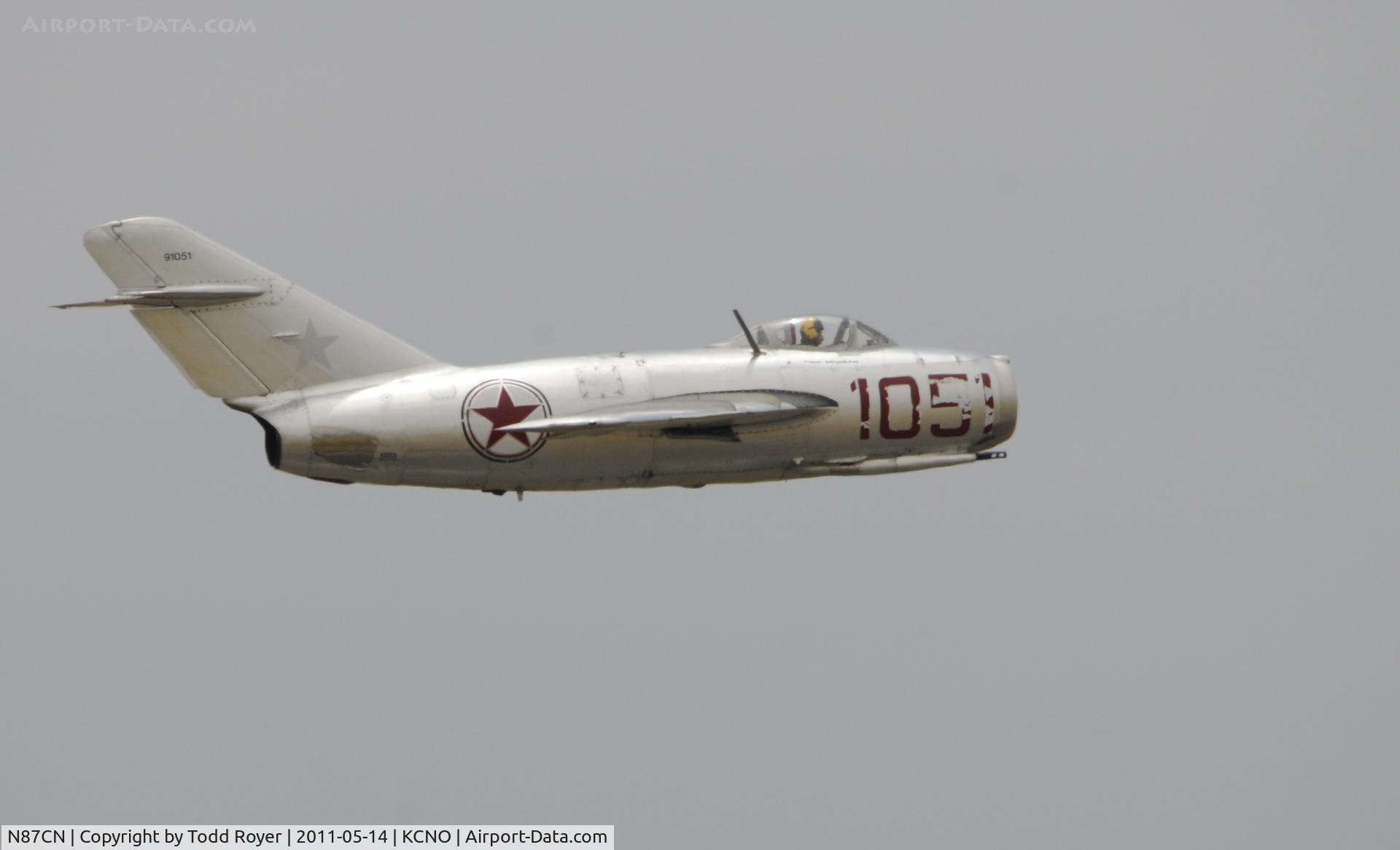 N87CN, Mikoyan-Gurevich MiG-15 C/N 910-51, Chino Airshow 2011