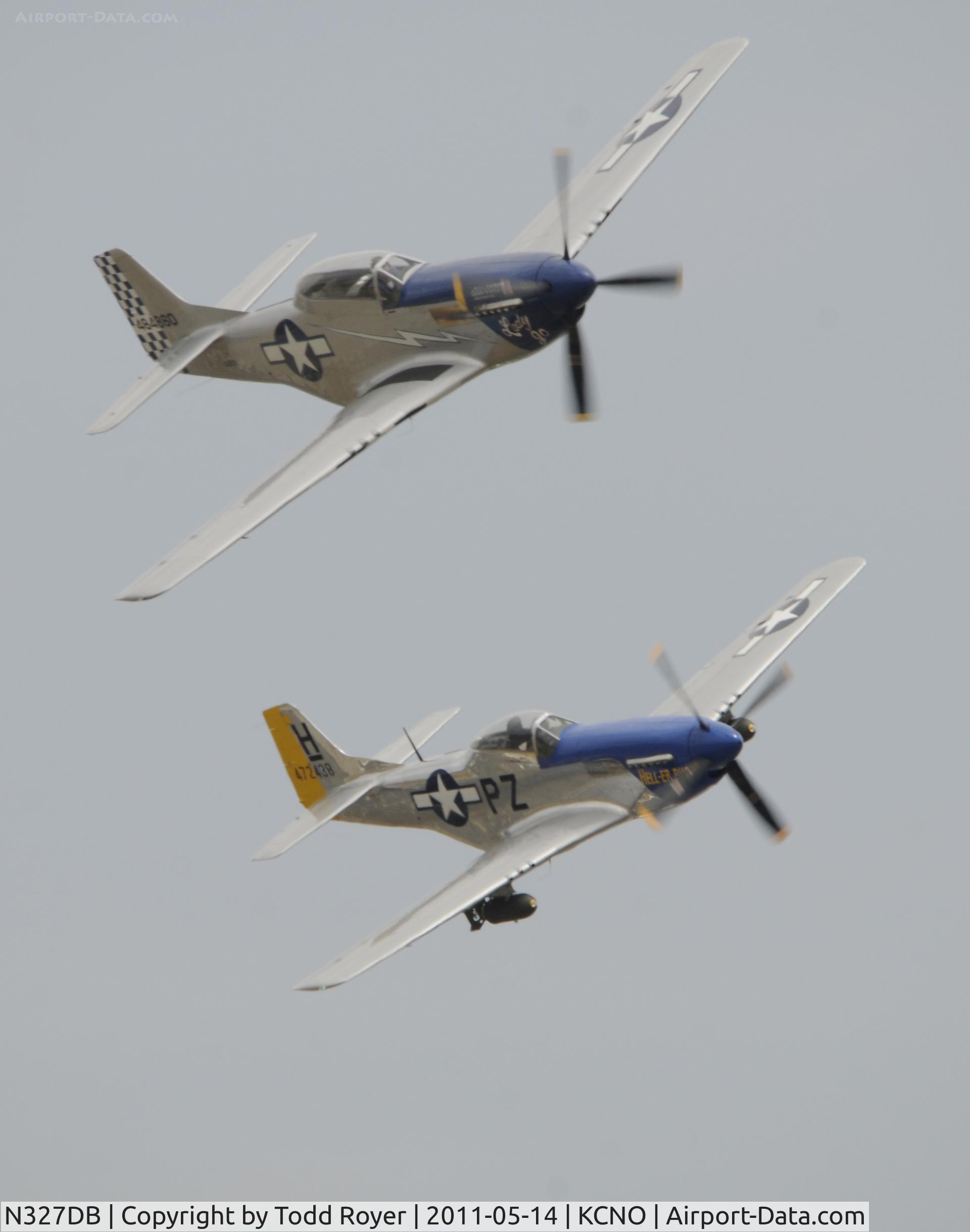 N327DB, 1944 North American P-51D Mustang C/N 44-84860, Chino Airshow 2011