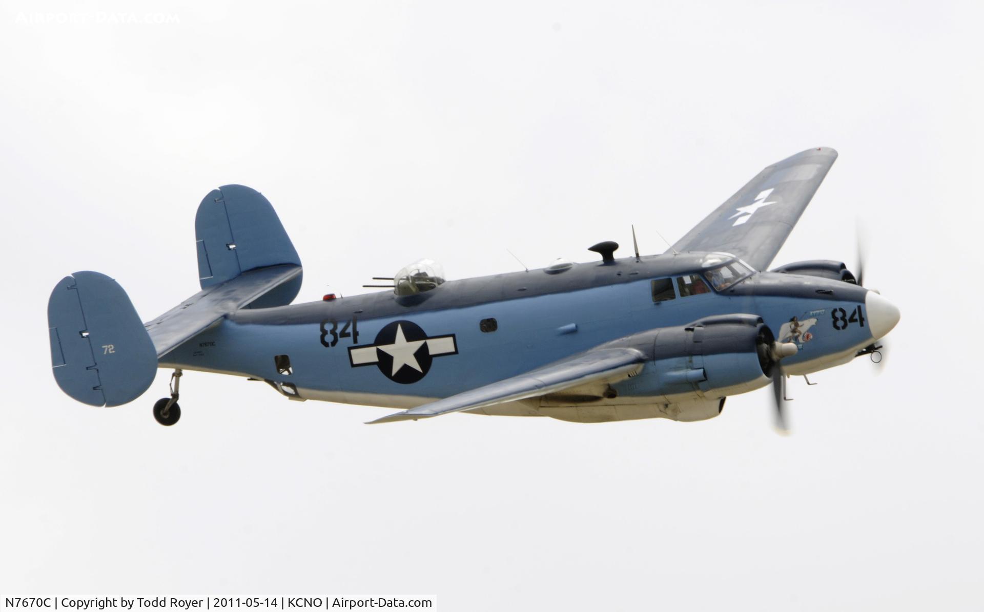 N7670C, 1945 Lockheed PV-2 Harpoon C/N 15-1438, Chino Airshow 2011