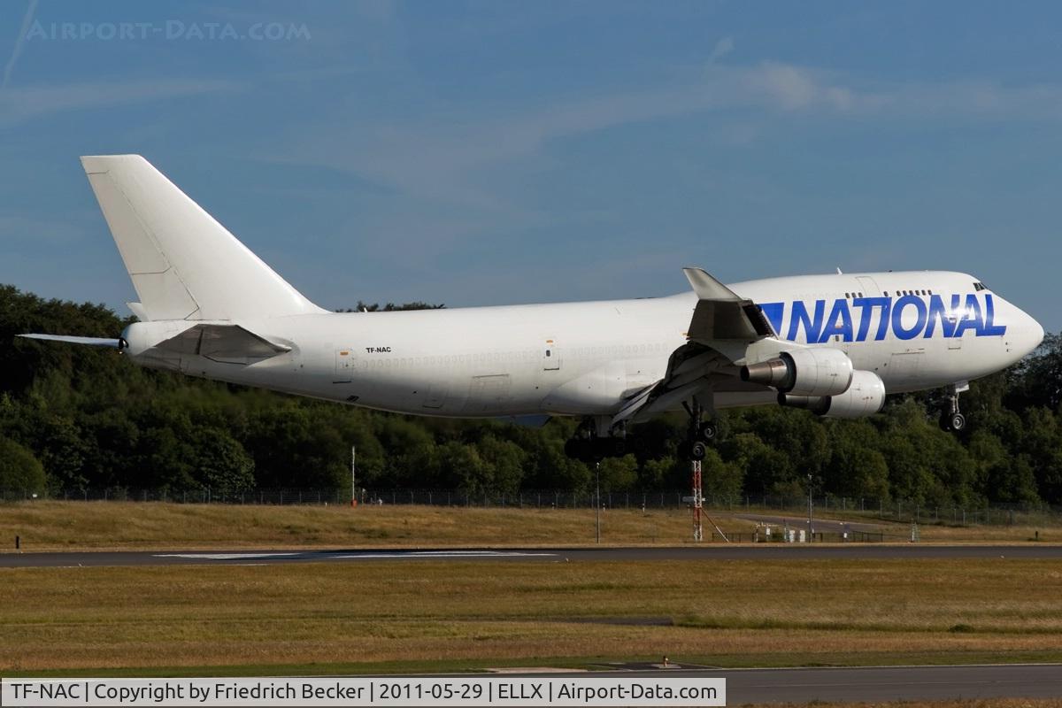 TF-NAC, Boeing 747-428 (M) C/N 25238, on final RW24