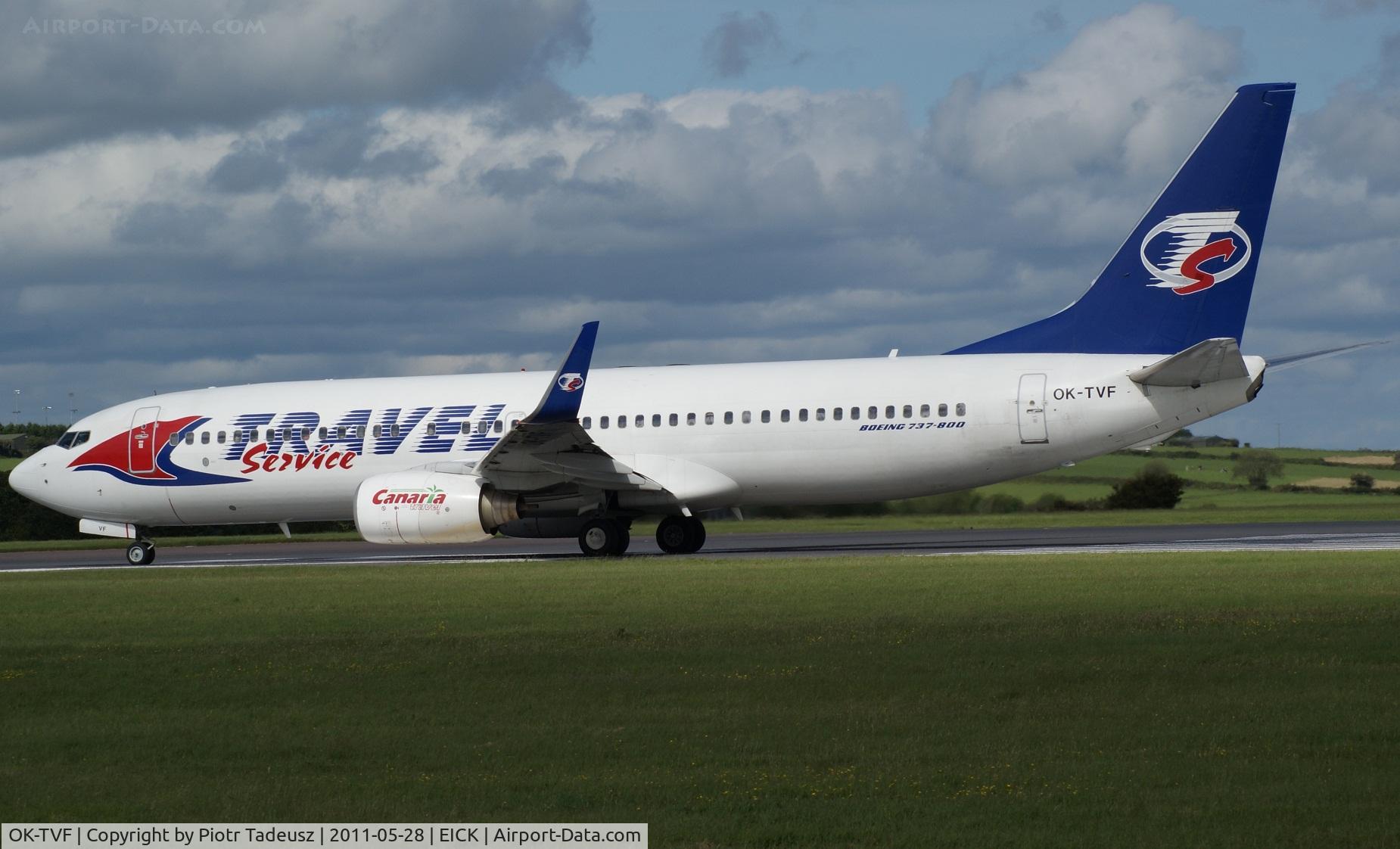 OK-TVF, 2005 Boeing 737-8FH C/N 29669, Cork, EICK