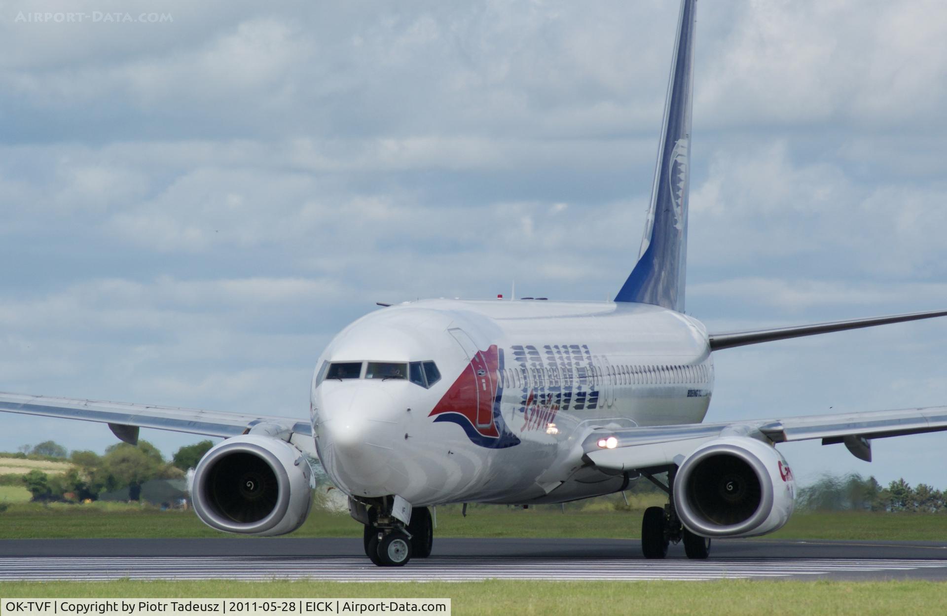 OK-TVF, 2005 Boeing 737-8FH C/N 29669, Cork, EICK