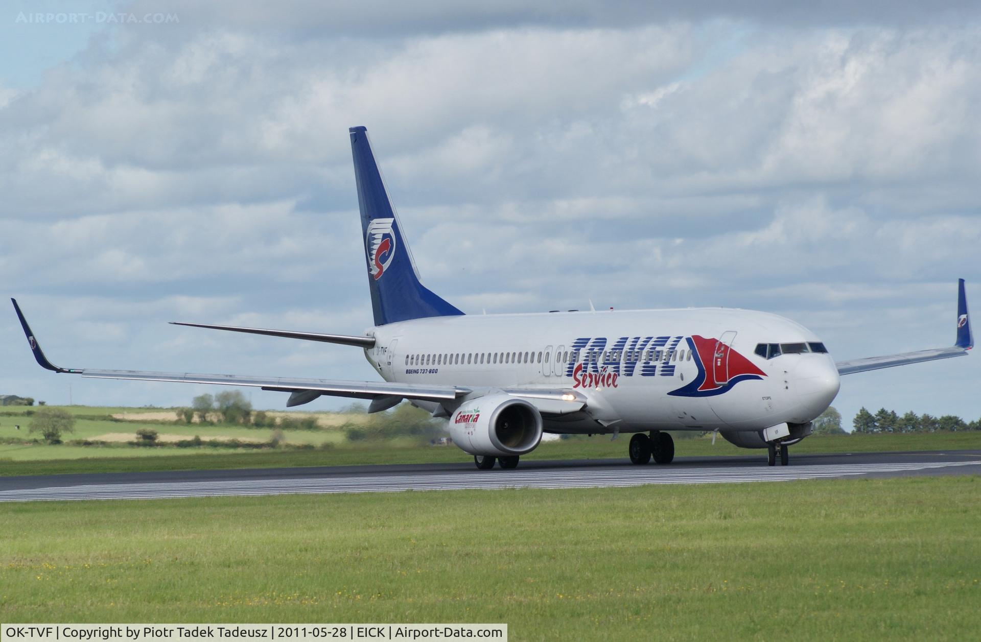 OK-TVF, 2005 Boeing 737-8FH C/N 29669, OK-TVF, Cork