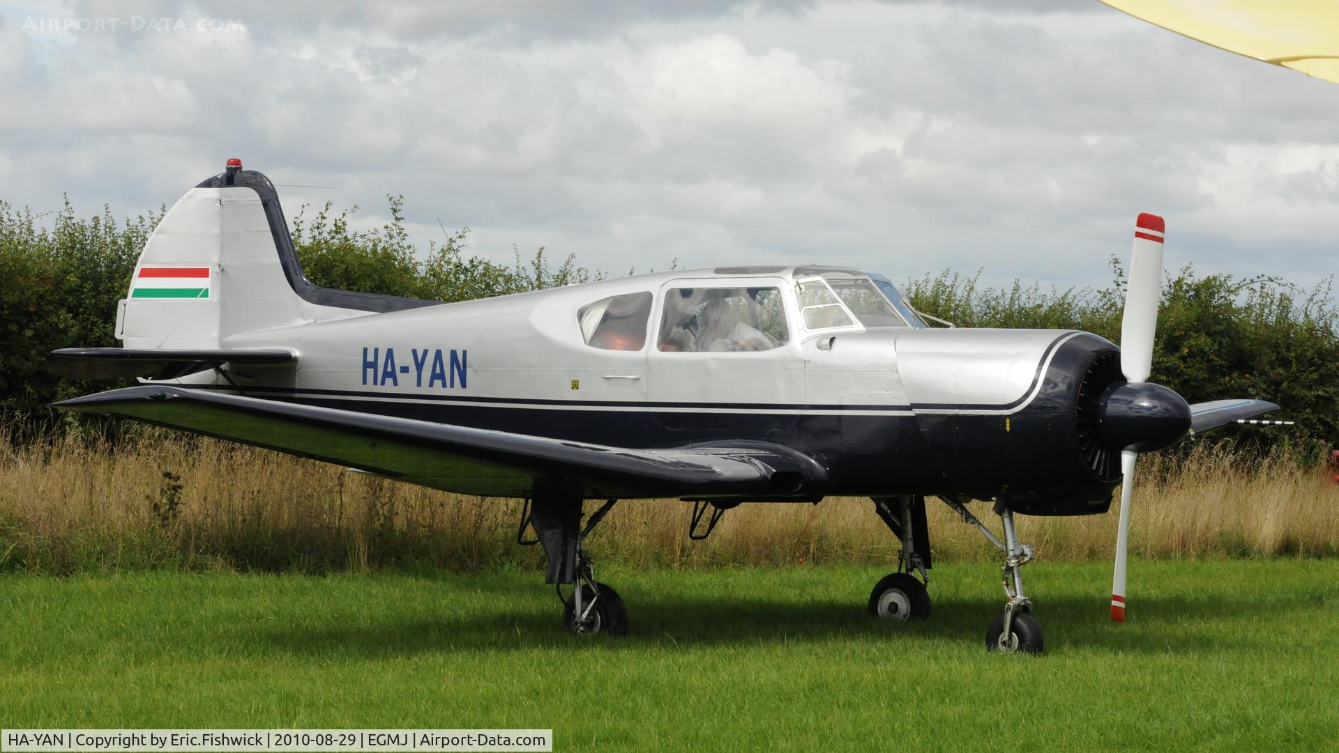 HA-YAN, Yakovlev Yak-18T C/N 222, HA-YAN - Yak 18T at Little Gransden Air Show August 2010