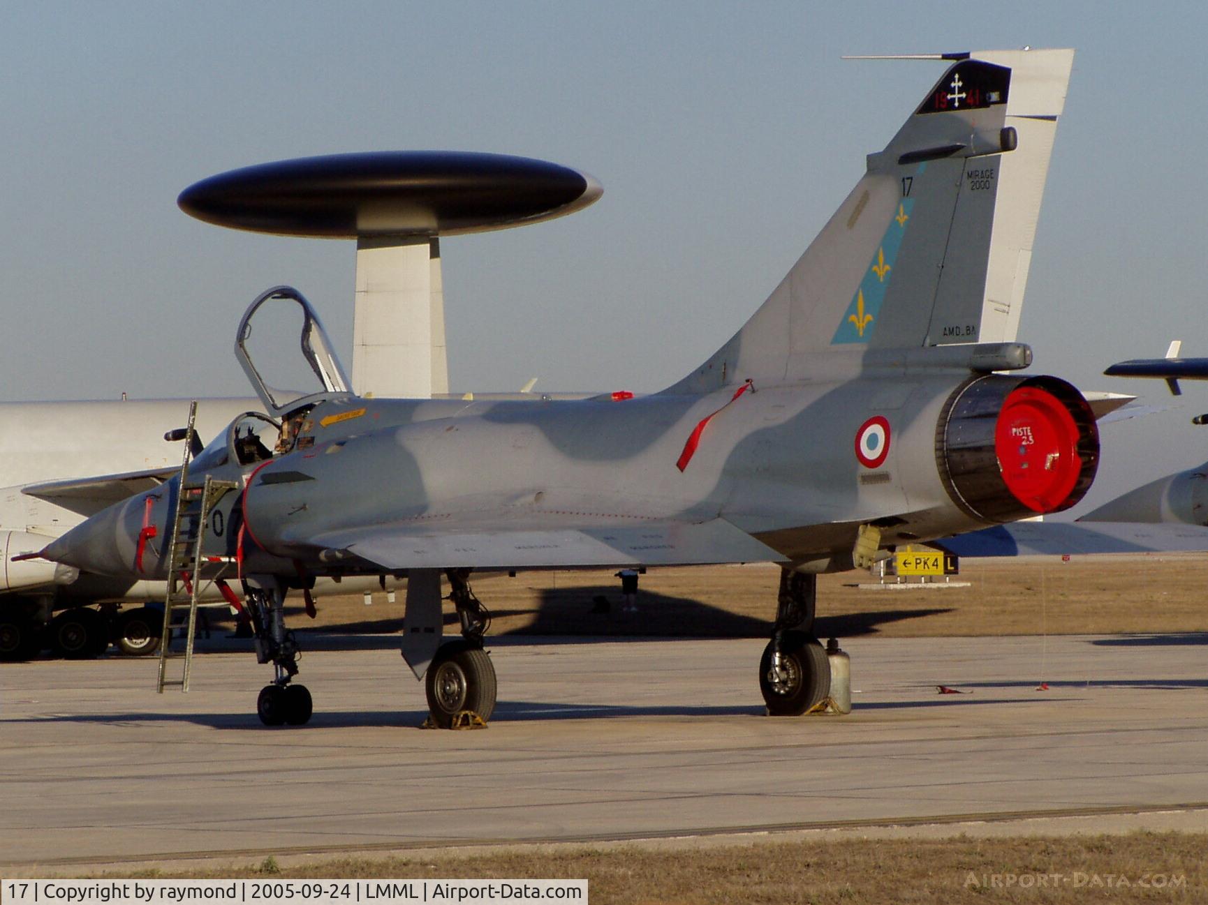 17, Dassault Mirage 2000C C/N 30, Mirage2000 17/5-OZ French Air Force
