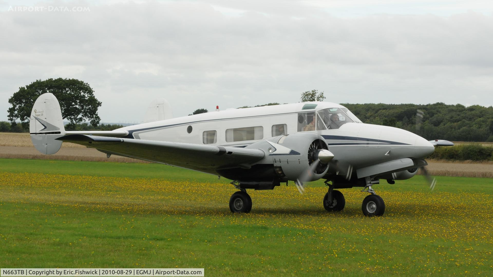 N663TB, 1964 Beech H-18 Tri-Gear C/N BA-663, 3. N663TB at Little Gransden Air Show August 2010 