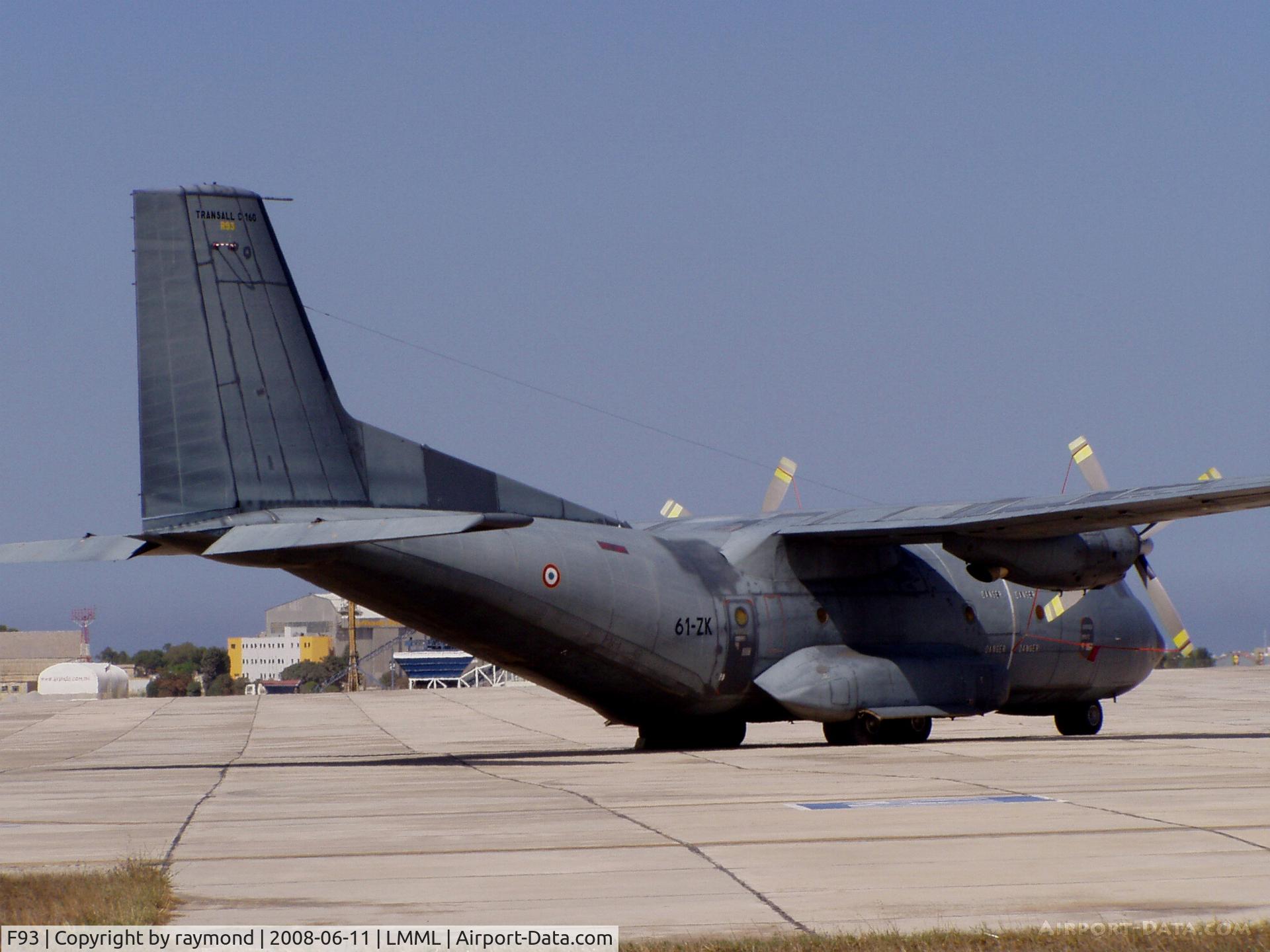 F93, Transall C-160F C/N F93, C160 Transall F93/61-ZK French Air Force