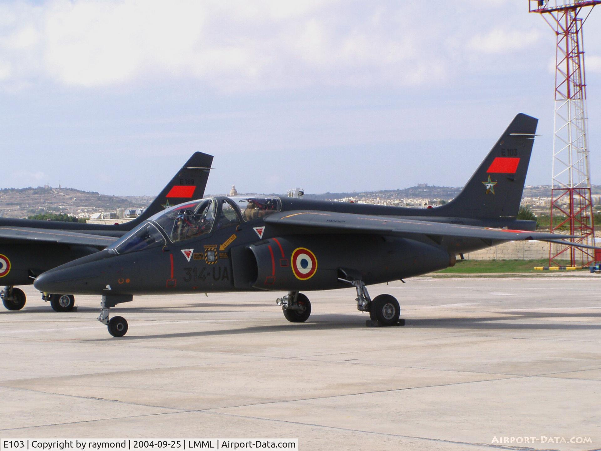 E103, Dassault-Dornier Alpha Jet E C/N E103, Alphajet E-103/314-UA French Air Force