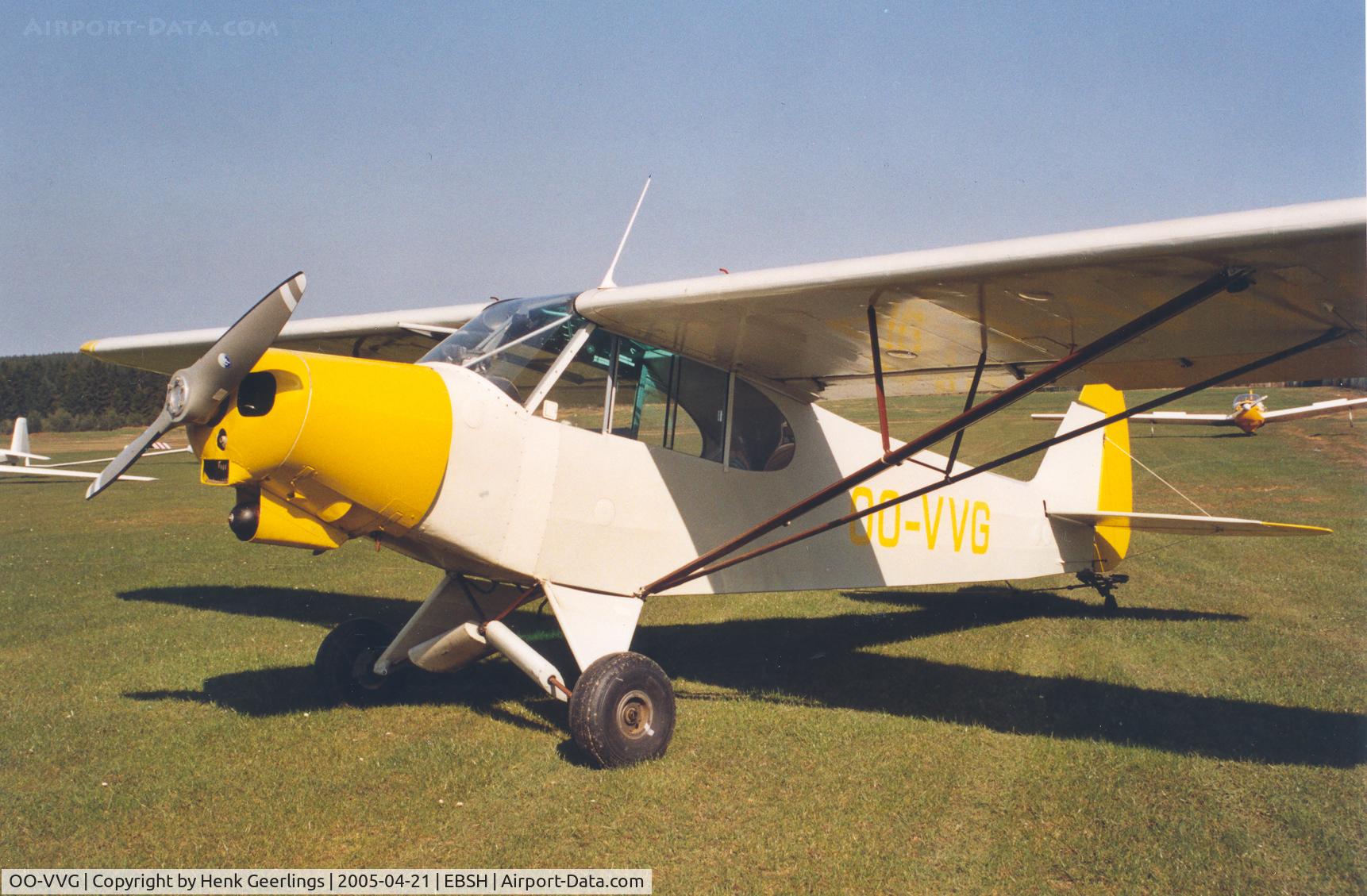 OO-VVG, Piper PA-18-150 Super Cub C/N 18-8332, CNVV