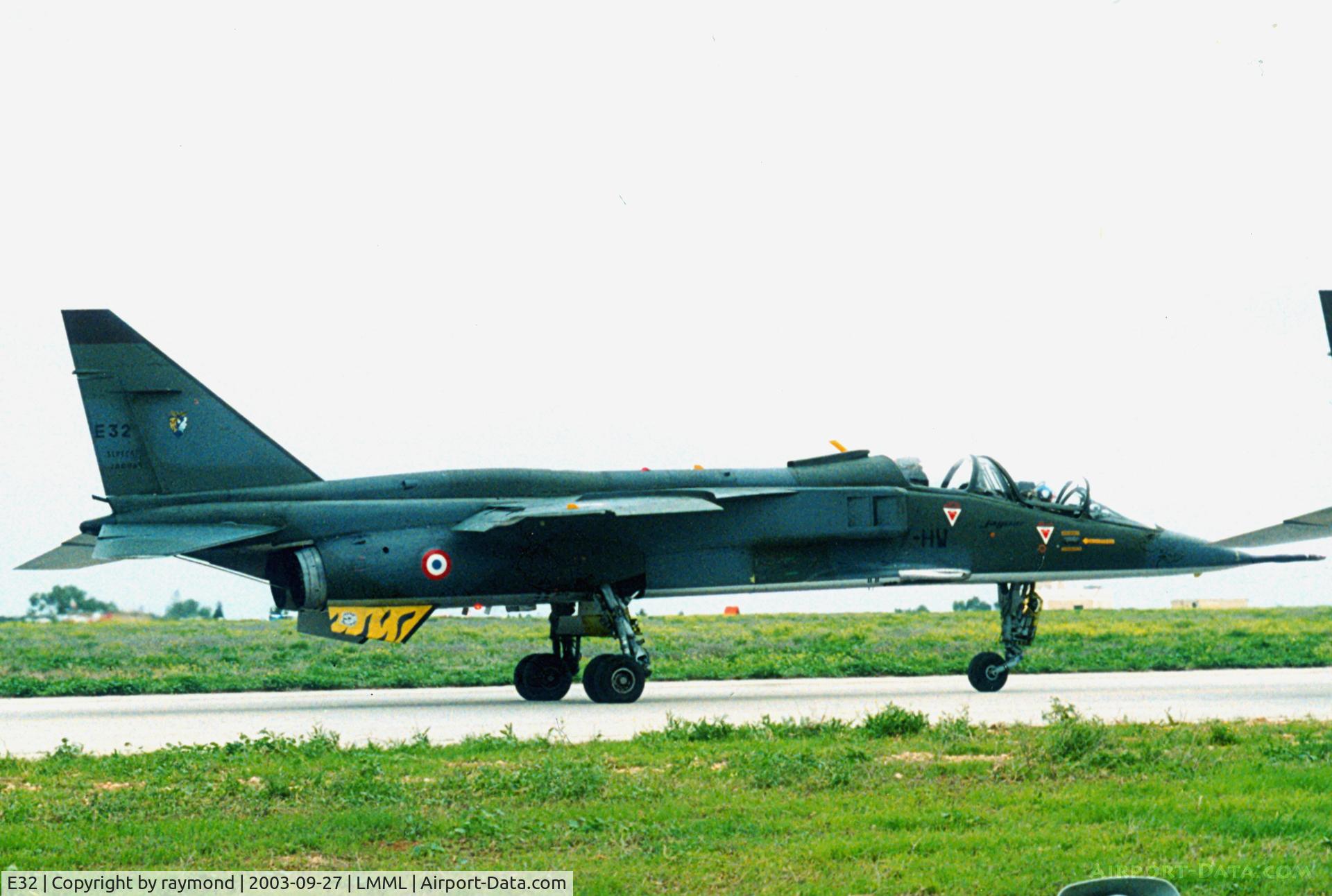 E32, Sepecat Jaguar E C/N E32, Jaguar E-32/7-HW French Air Force