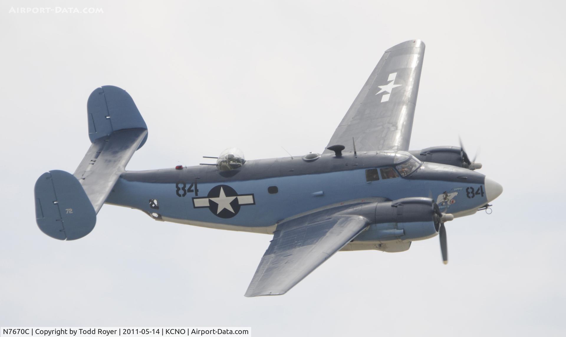 N7670C, 1945 Lockheed PV-2 Harpoon C/N 15-1438, Chino Airshow 2011