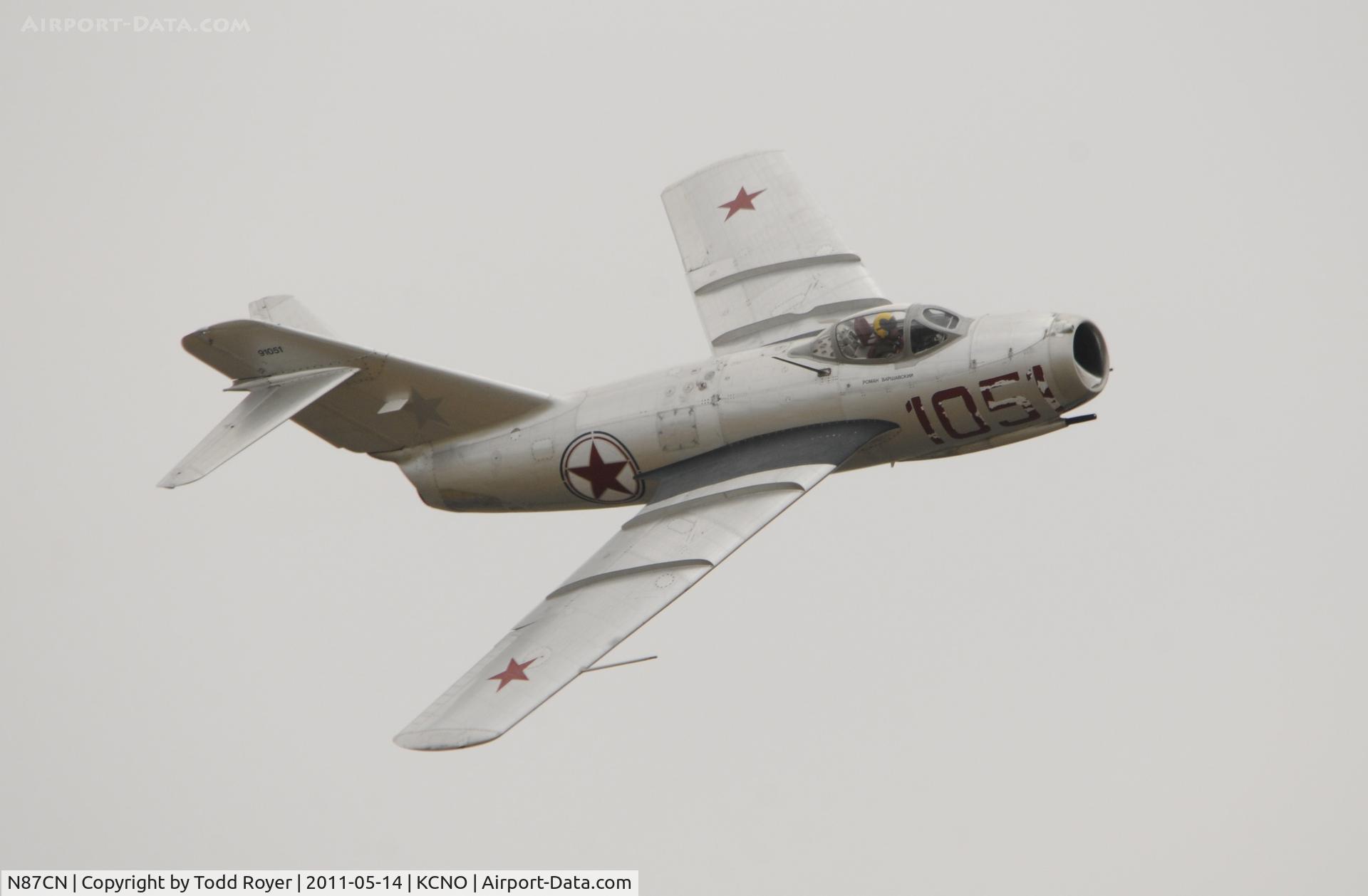 N87CN, Mikoyan-Gurevich MiG-15 C/N 910-51, Chino airshow 2011