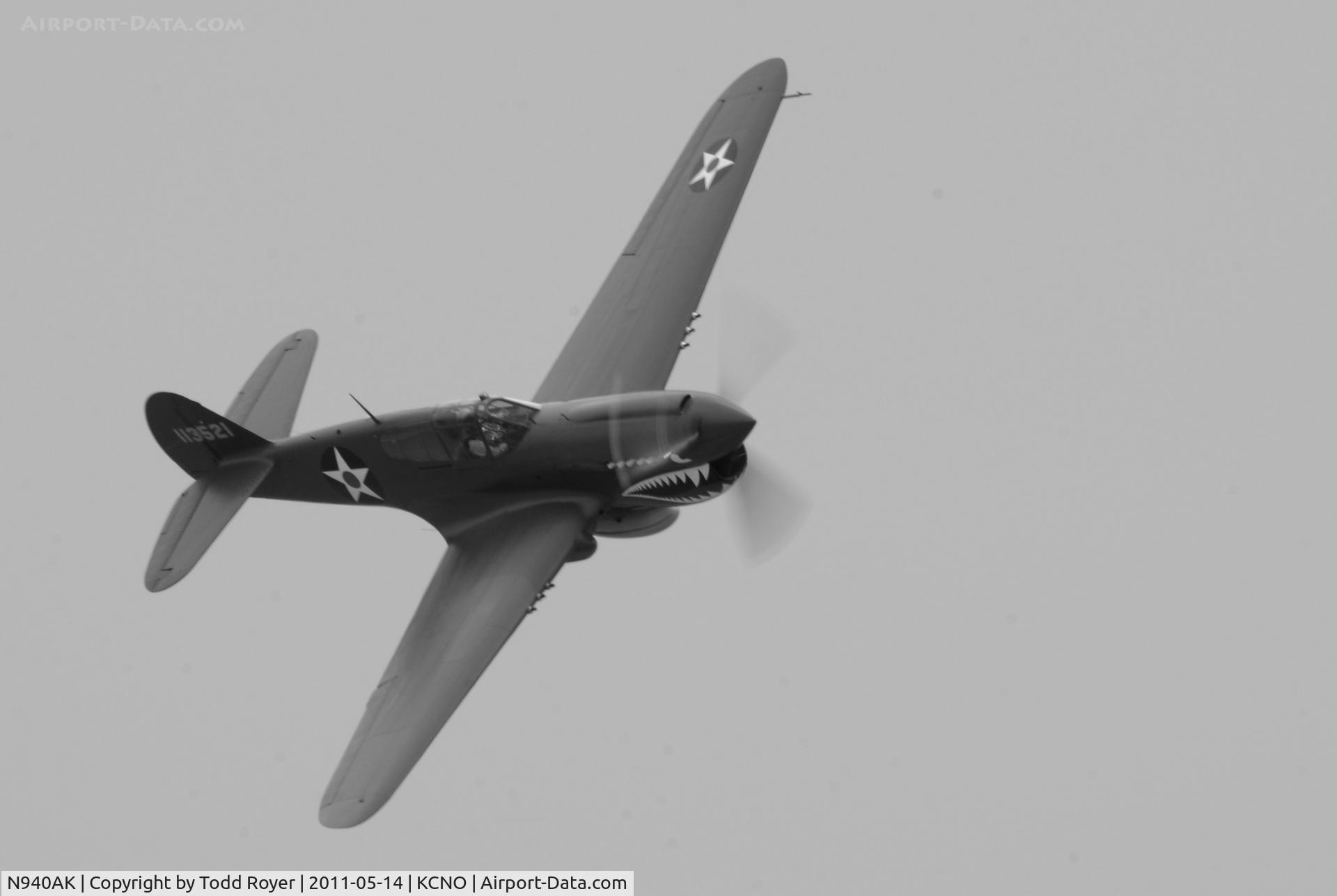 N940AK, 1941 Curtiss P-40E Warhawk C/N 15321, Chino airshow 2011