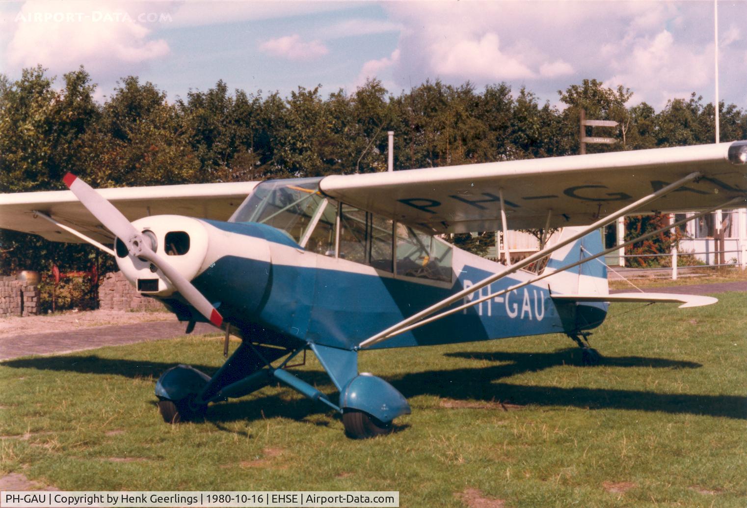 PH-GAU, 1954 Piper L-21B Super Cub (PA-18-135) C/N 18-3871, Aeroclub Seppe
