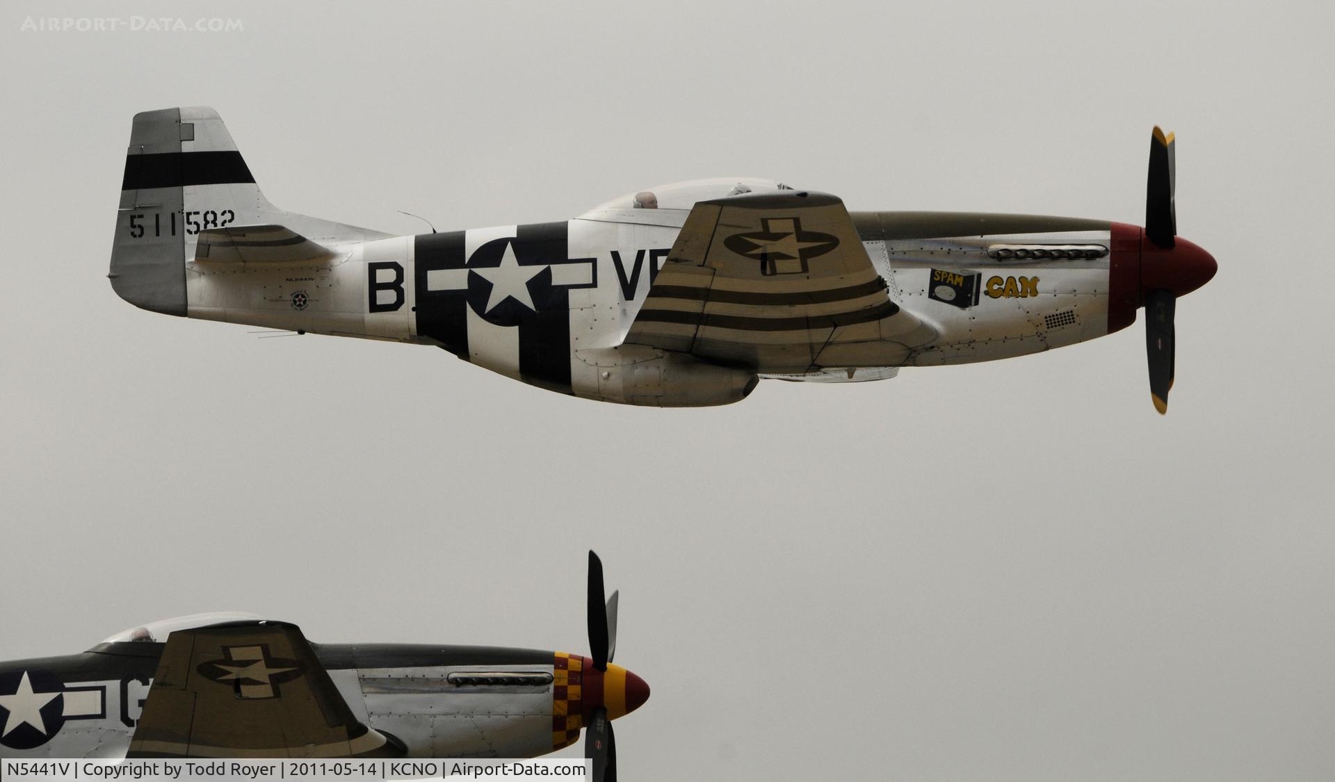N5441V, 1961 North American F-51D Mustang C/N 45-11582, Chino airshow 2011