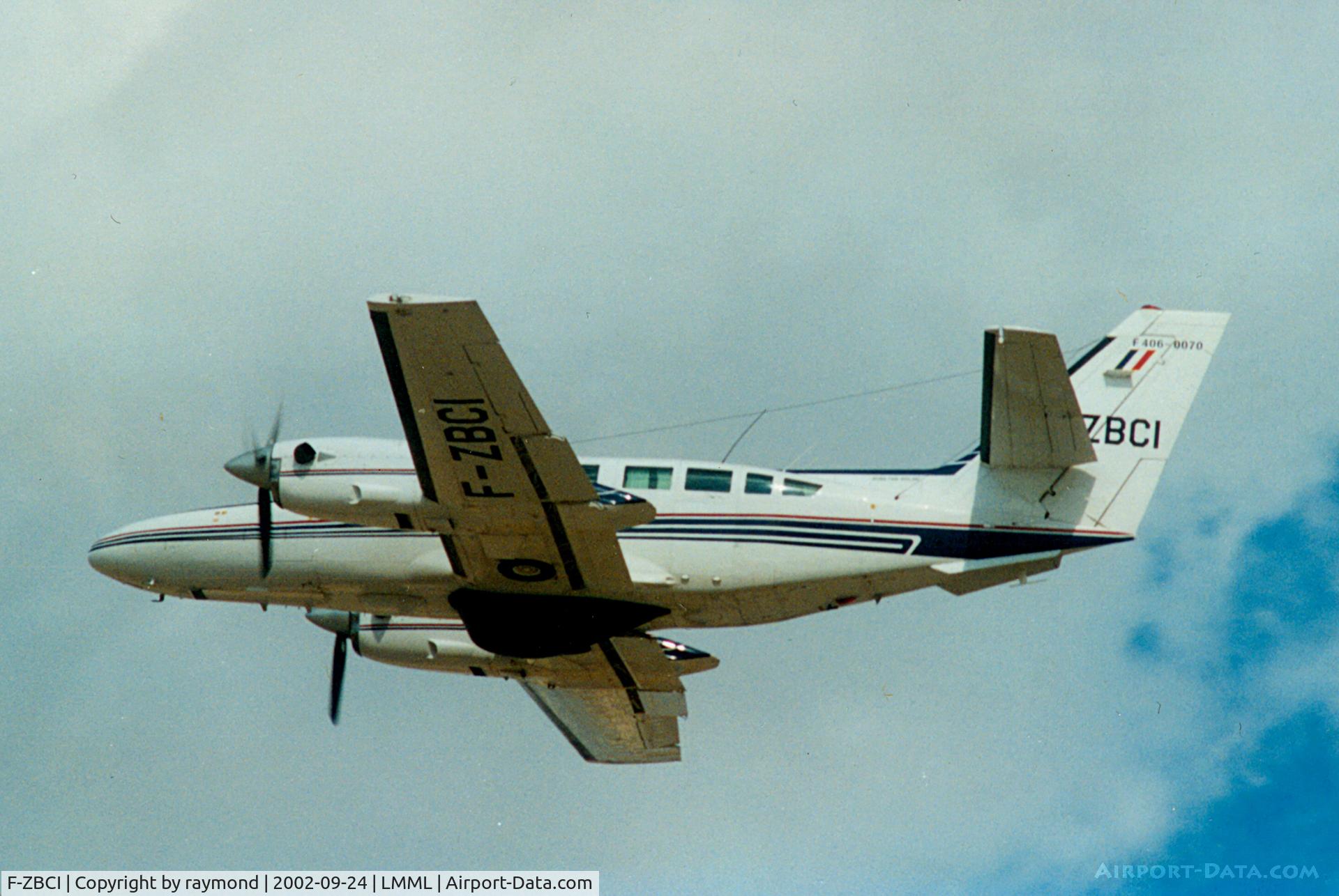 F-ZBCI, 1994 Reims F406 Vigilant C/N F406-0070, Reims Cessna406 F-ZBCI French Customs