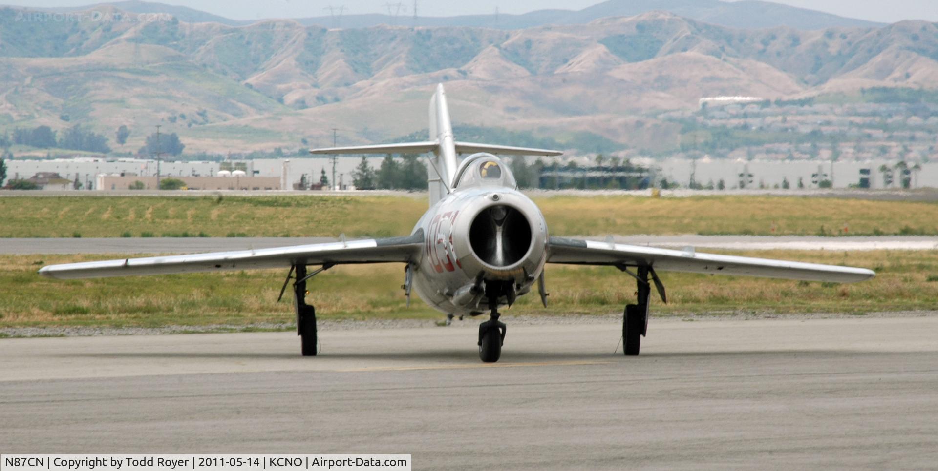 N87CN, Mikoyan-Gurevich MiG-15 C/N 910-51, Chino airshow 2011