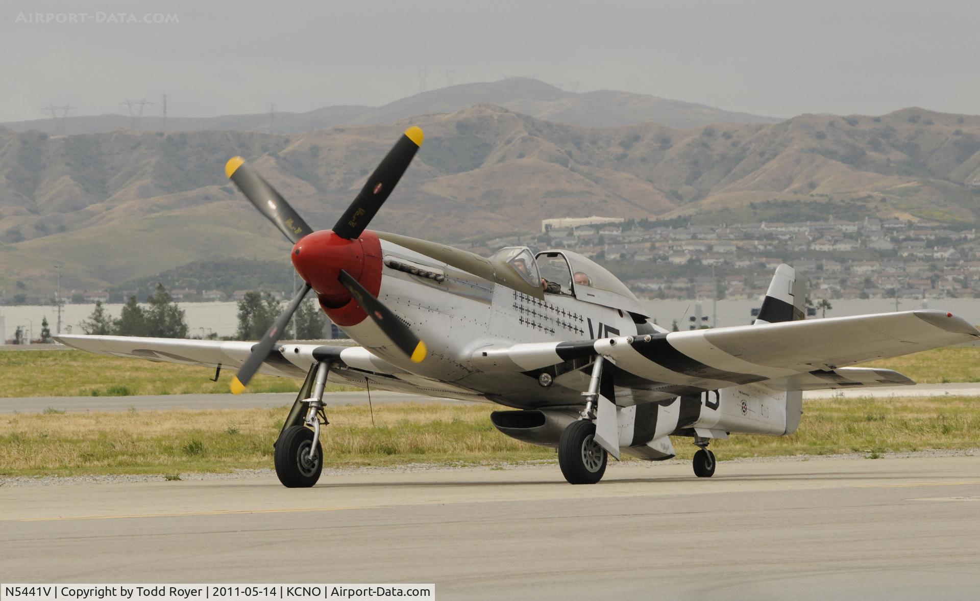 N5441V, 1961 North American F-51D Mustang C/N 45-11582, Chino Airshow 2011