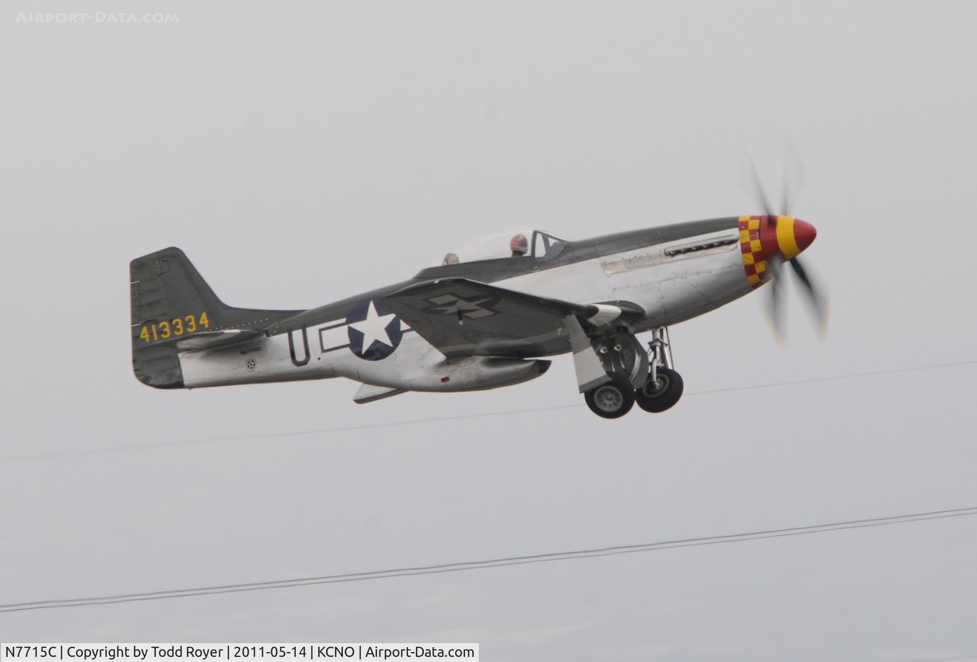 N7715C, 1944 North American P-51D C/N 44-84961A (124-44817), Chino airshow 2011