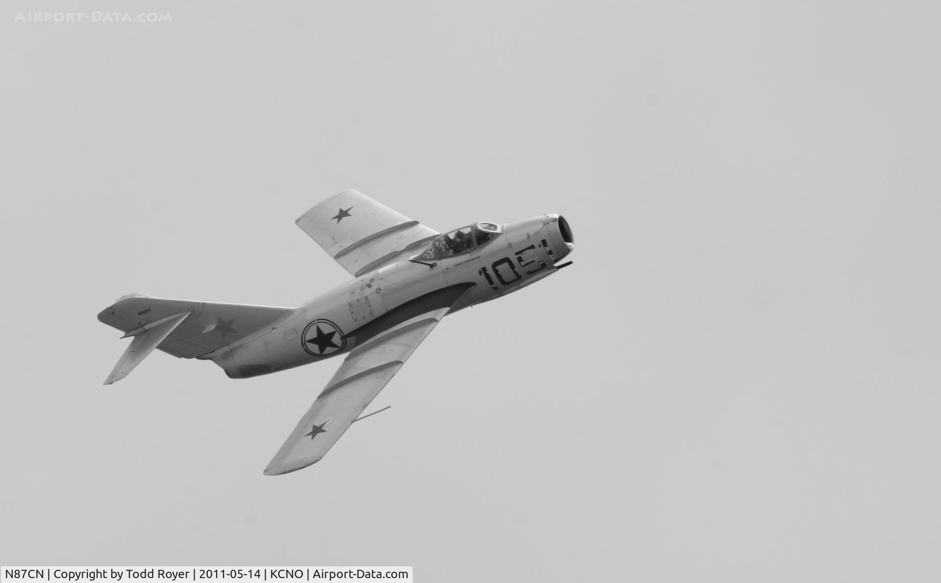 N87CN, Mikoyan-Gurevich MiG-15 C/N 910-51, Chino Airshow 2011